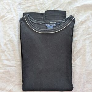 Nautica Black Long Sleeve Shirt